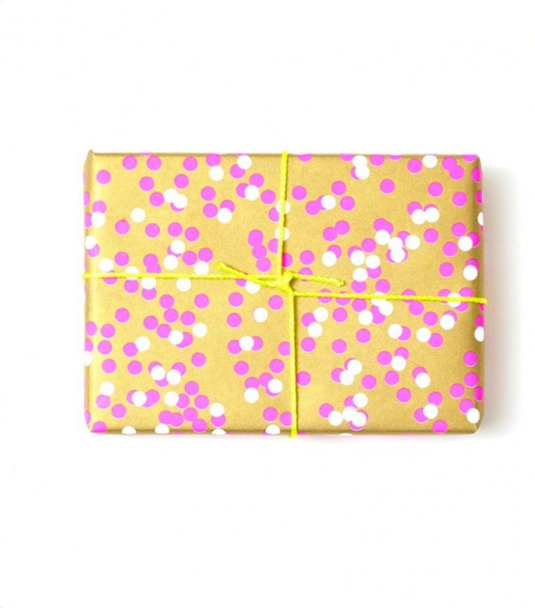 Colourful Floral Wrapping Paper Bright Gift Wrap Pink Yellow