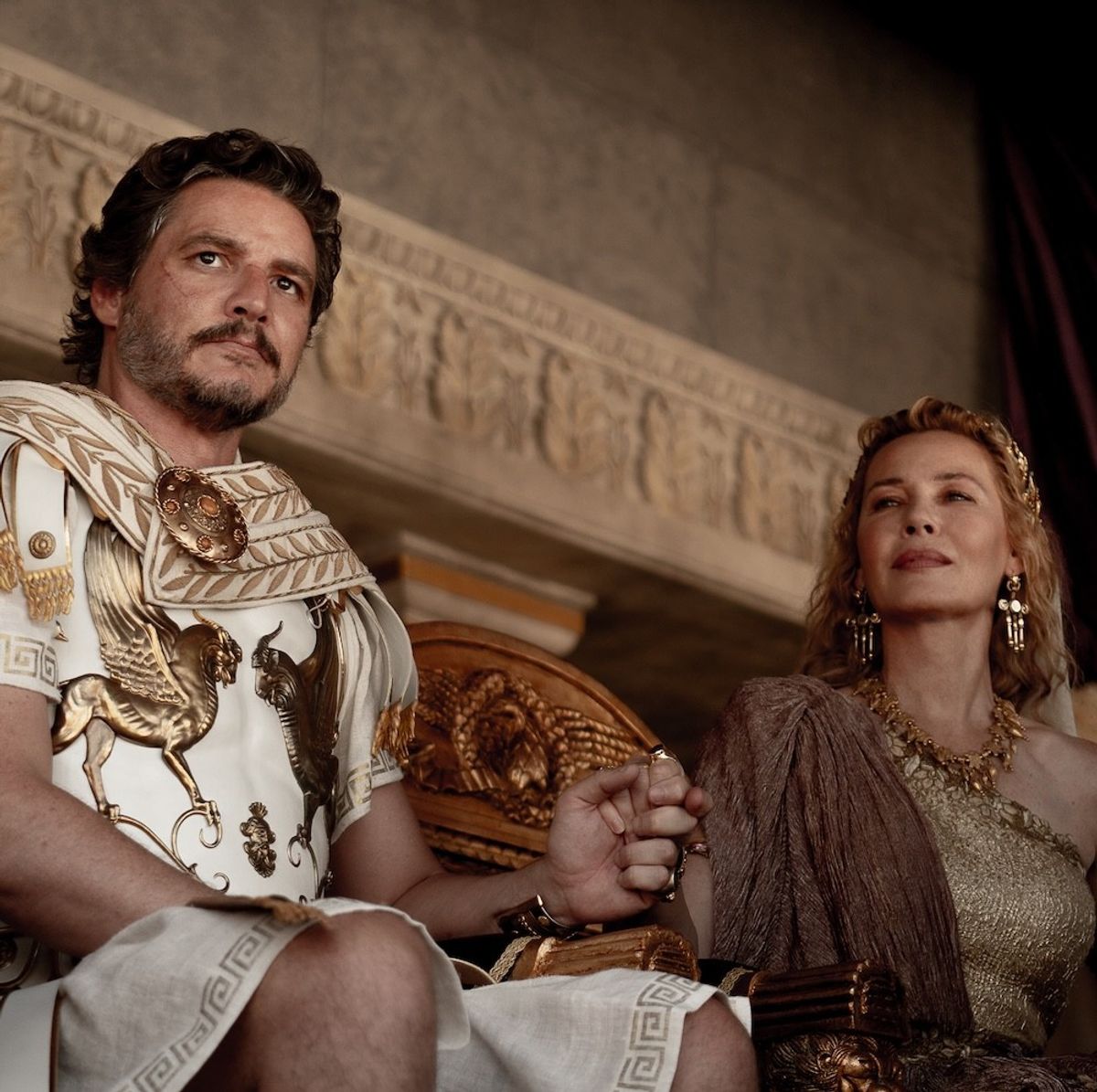 connie nielsen pedro pascal gladiator 2