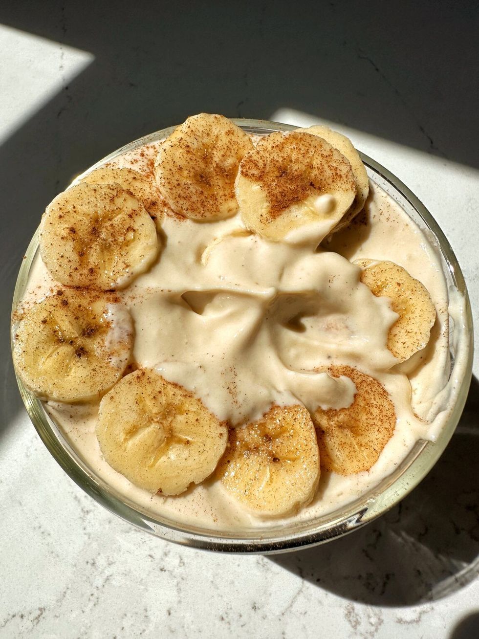 Cottage Cheese Banana Pudding