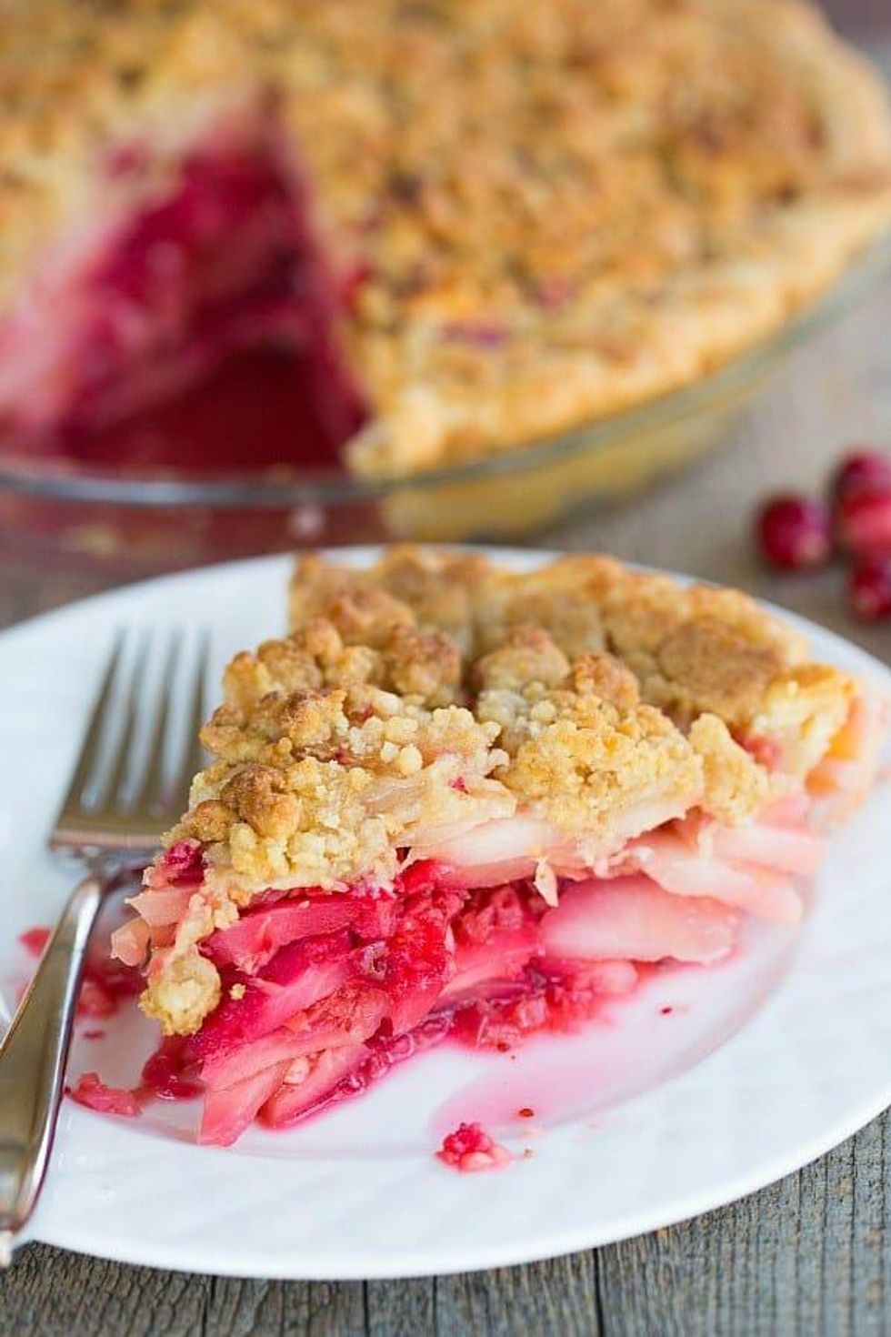 Cranberry Ginger Pear Pie