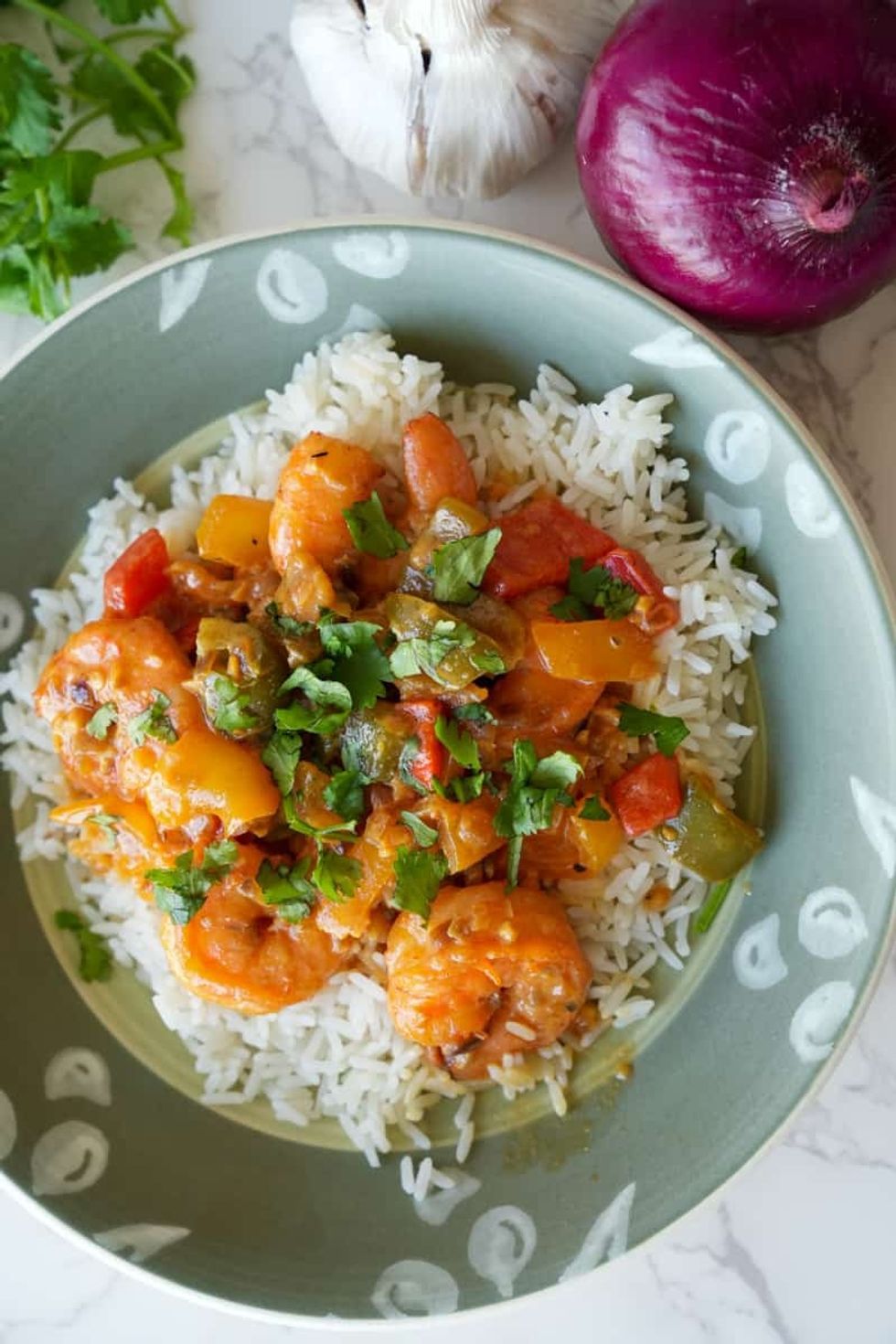 Creamy Shrimp in Coconut Sauce