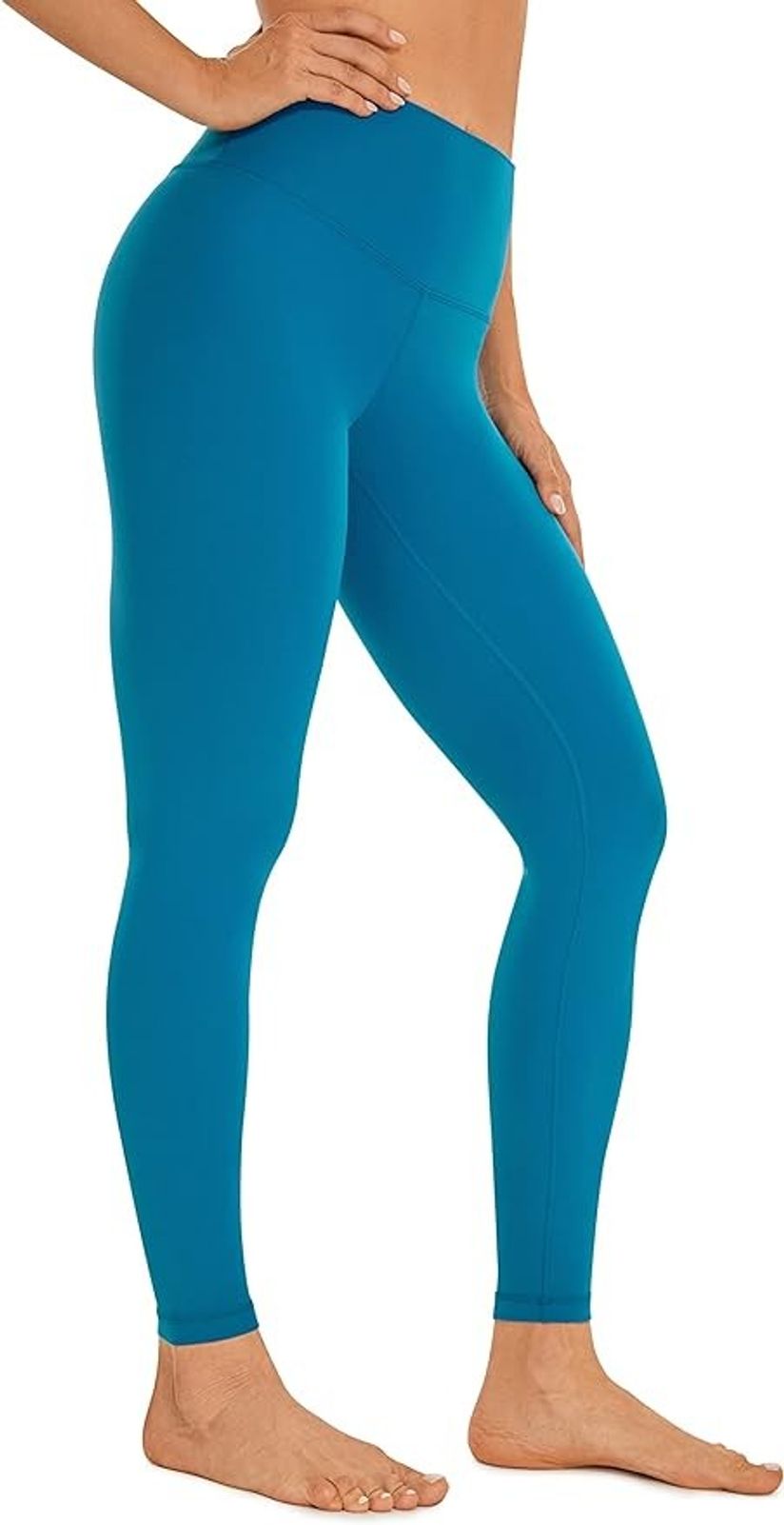  DLOODA Yoga Pants For Women Crossover High Waisted Capris