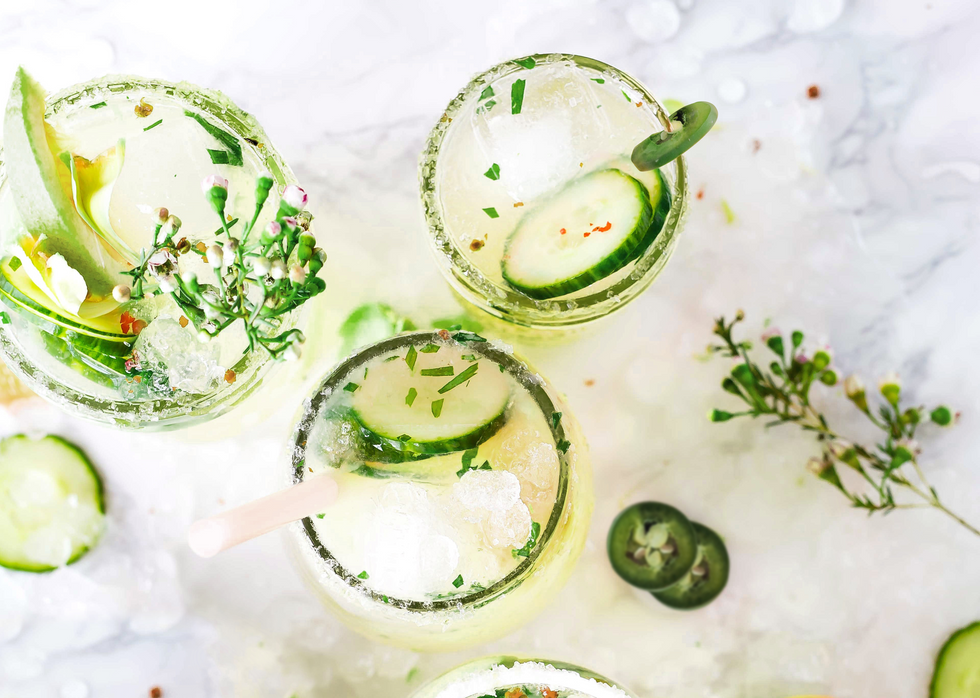 Cucumber and Jalape\u00f1o Margarita