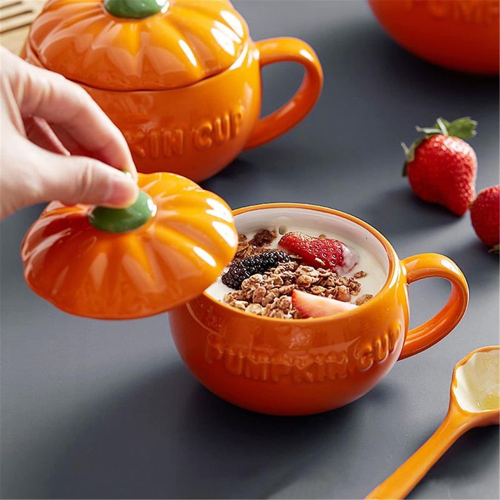 cute pumpkin mug