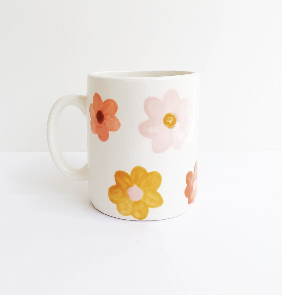 Daisy coffee mug