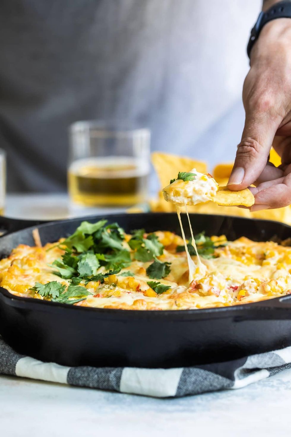 Crockpot Buffalo Chicken Dip Recipe (Feeds a Crowd!) - foodiecrush