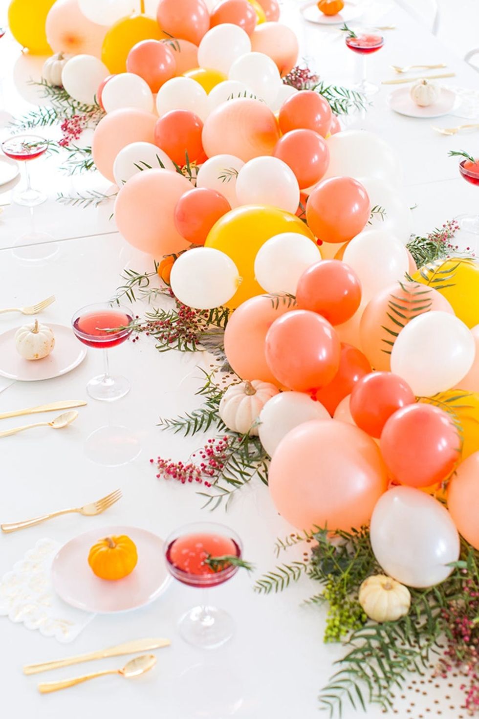 diy balloon centerpiece