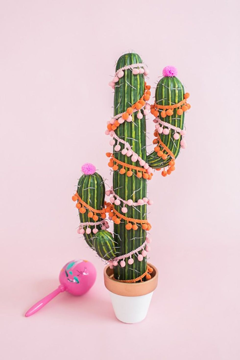 DIY Christmas Tree Cactus Holiday Crafts