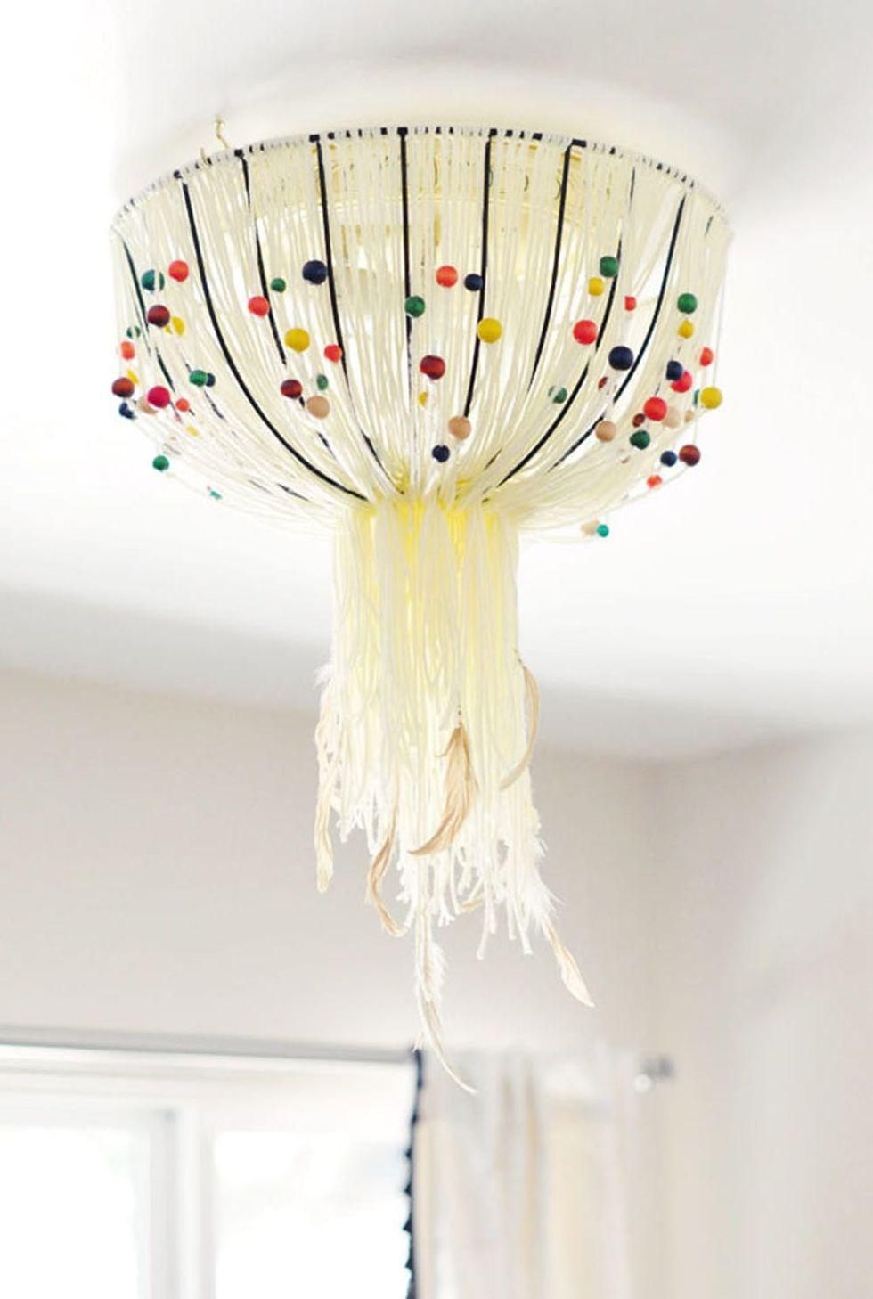 DIY Eames Inspired Boho Pendant Lamp Cover DIY lights