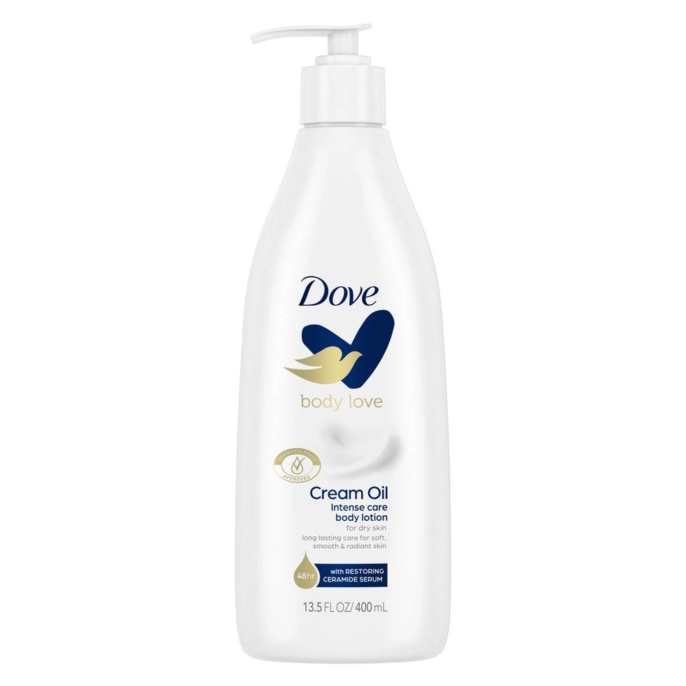 dove body love cream oil