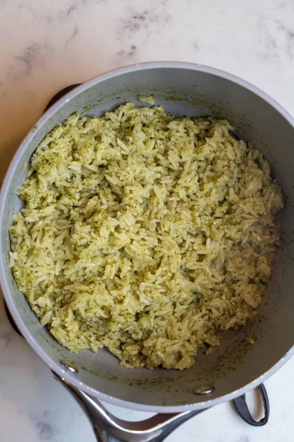 Easy Lemon Pesto Rice