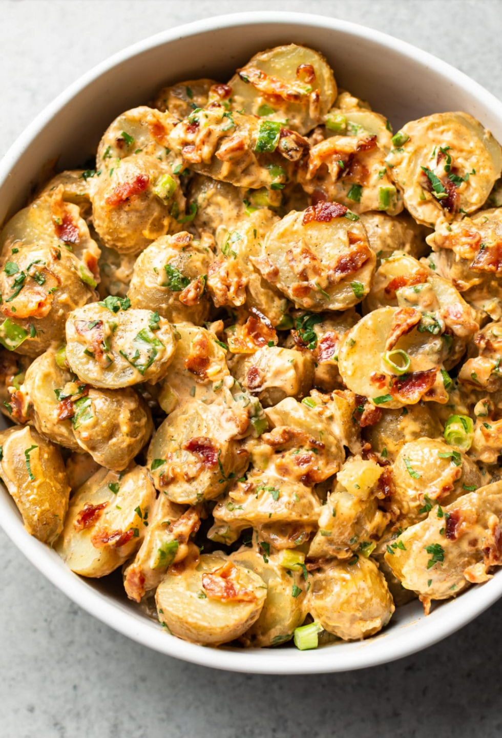 Easy Potato Salad with Bacon