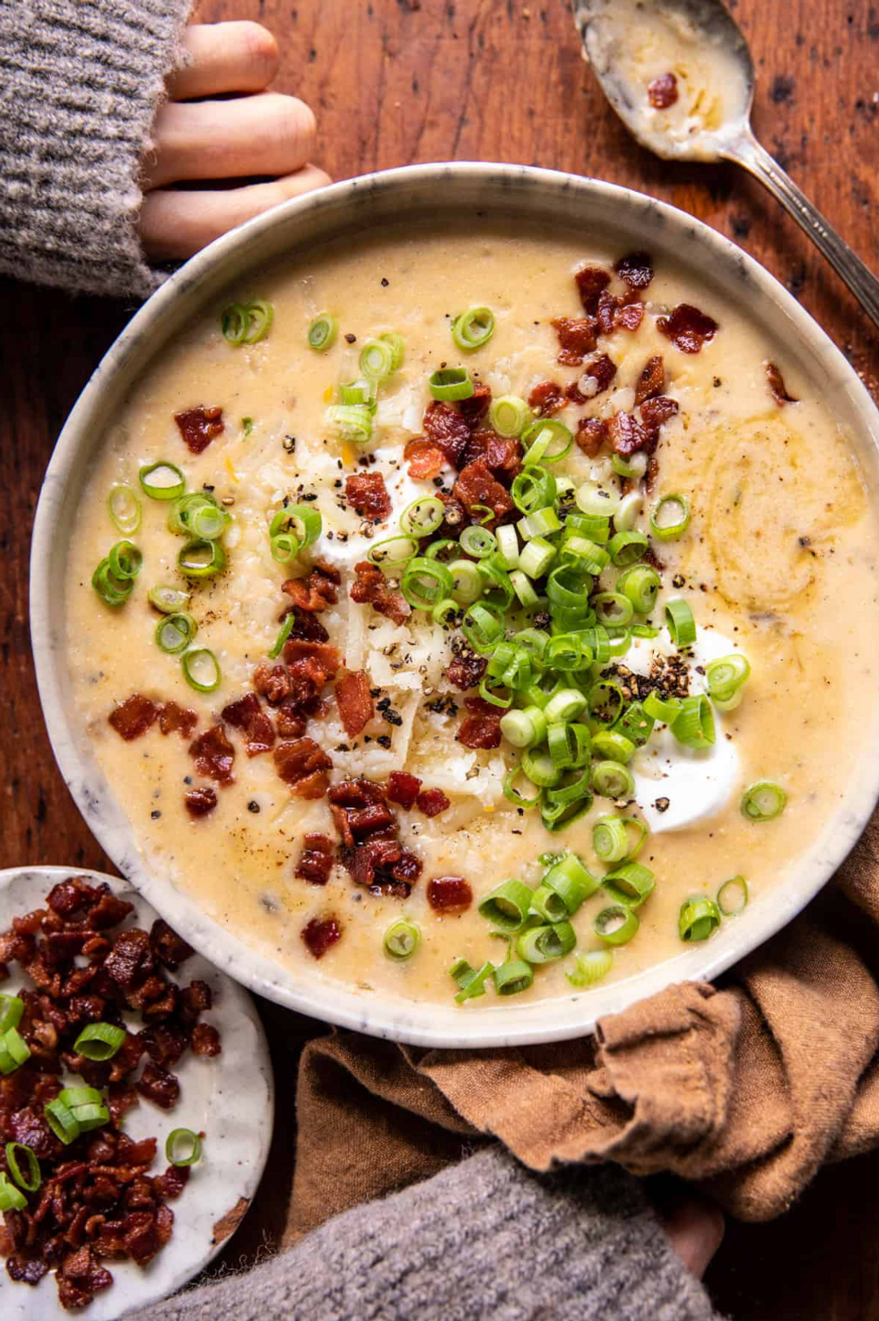 Easy Spicy Baked Potato Soup