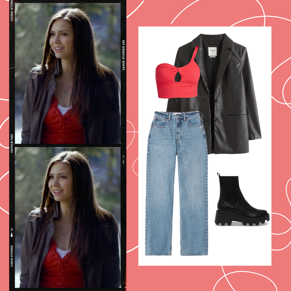 elena gilbert the vampire diaries fall outfits