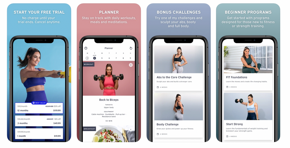 Influencer-Made Workout Apps - Brit + Co