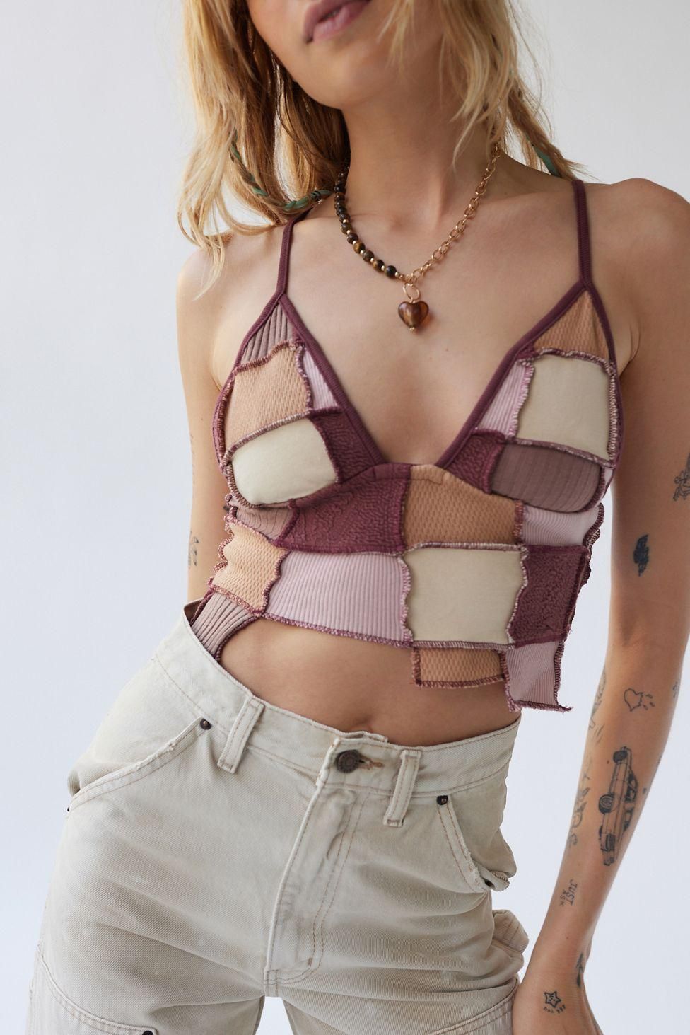 UO Birdie Patchwork Cami