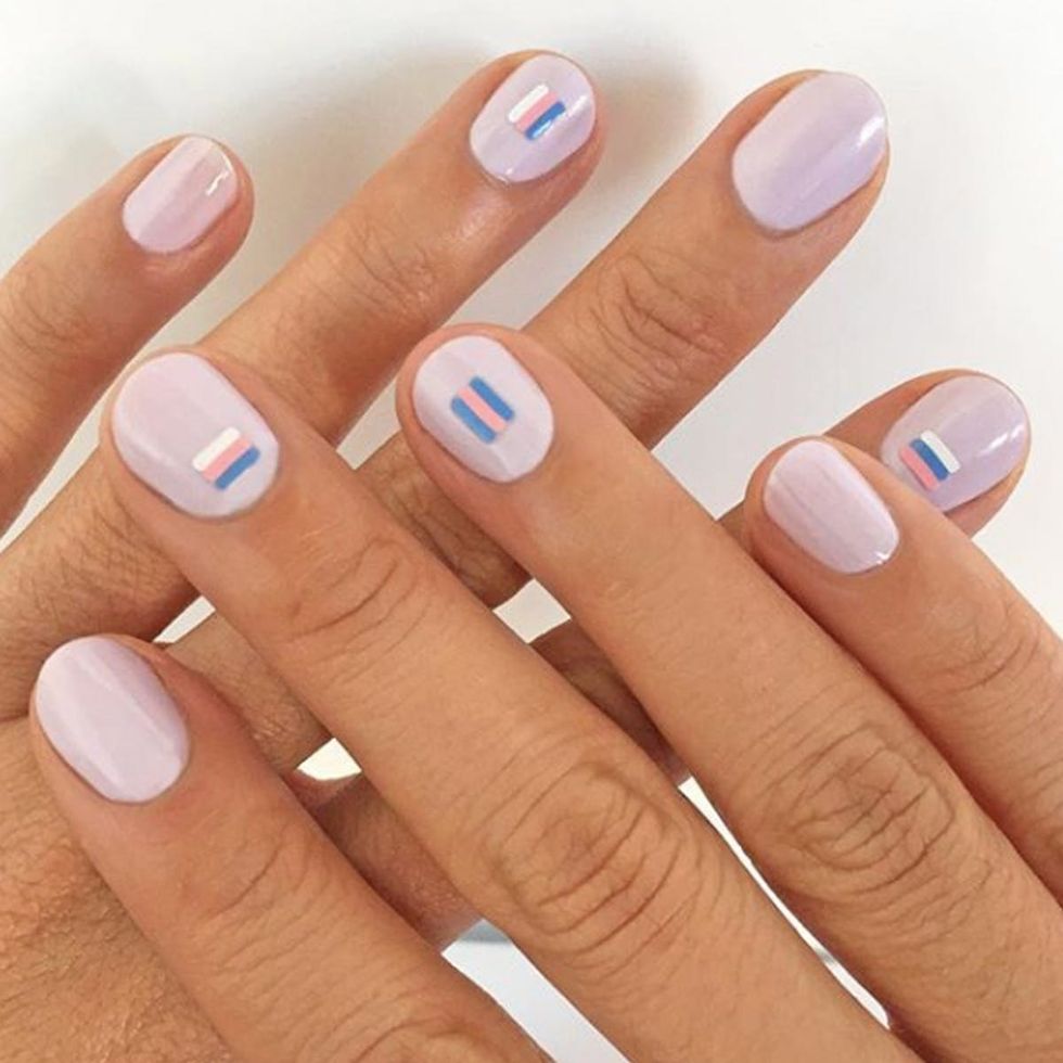 17 Ways Minimal Lines Can Make a Major Manicure Statement - Brit + Co