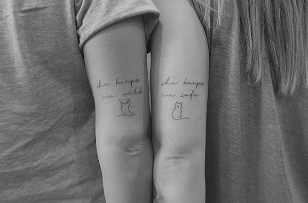 25 Best Friend Tattoos For You And Your Squad Brit Co 