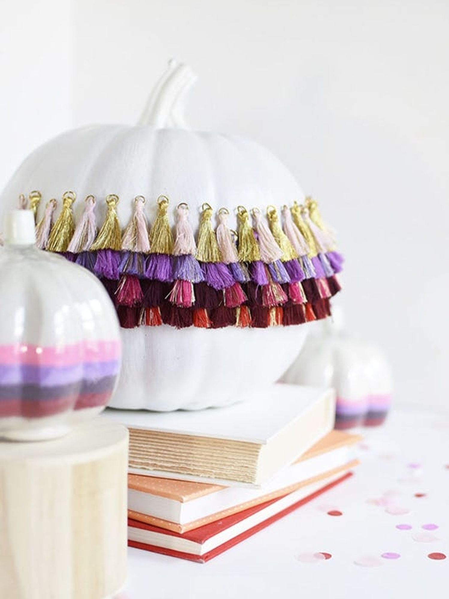 DIY Tassel Pumpkin