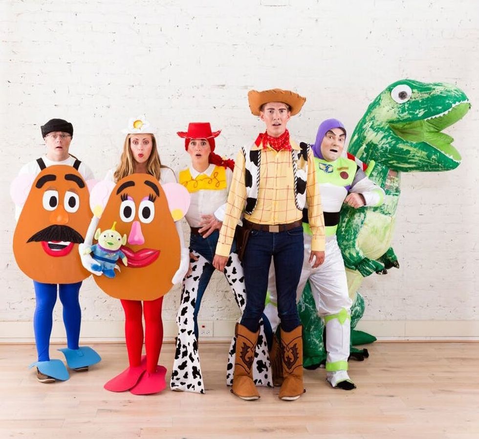 Reach For The Sky With This Toy Story Group Halloween Costume Brit Co