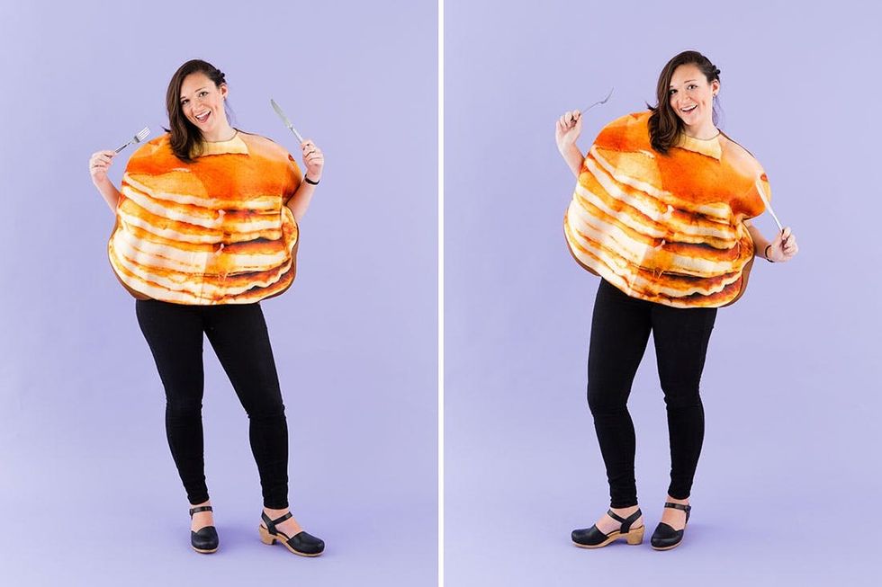 ⁂ How to make a pancake halloween costume