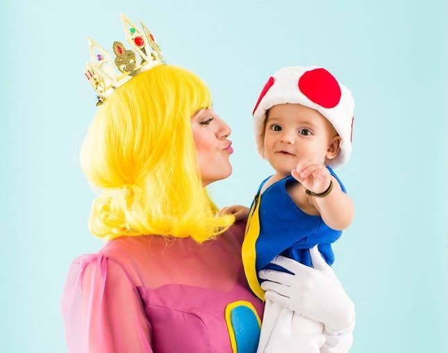 baby mario mushroom costume