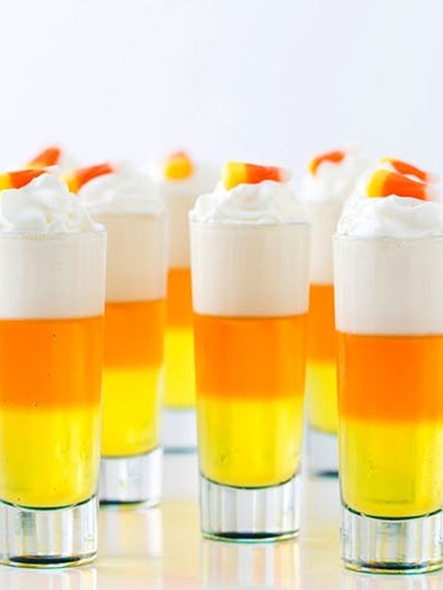Party On This Halloween With These Candy Corn Jello Shots Recipe - Brit ...