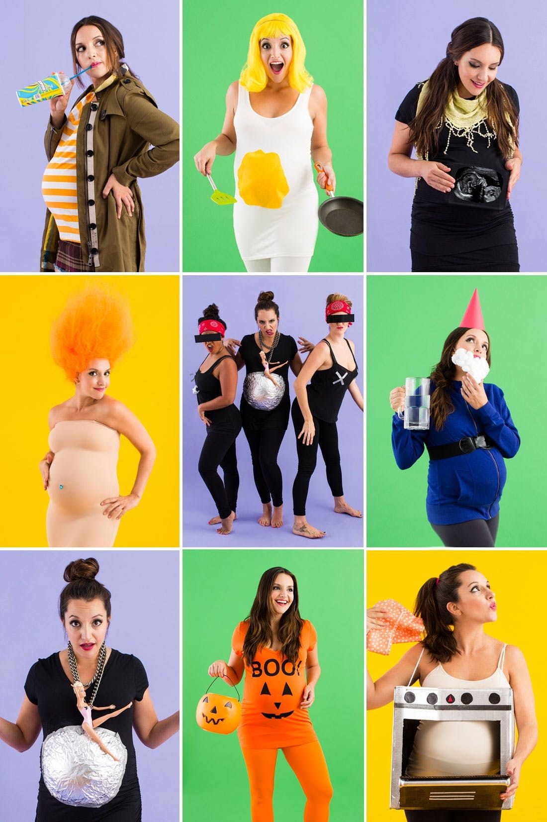 8 DIY Maternity Halloween Costumes For Pregnant Women - Brit + Co