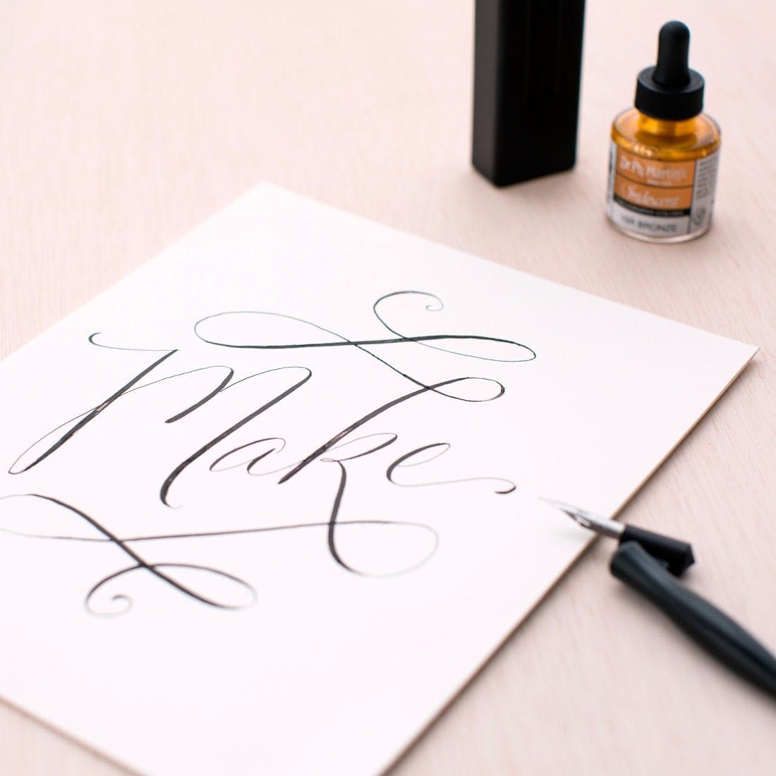 pictorial calligraphy examples