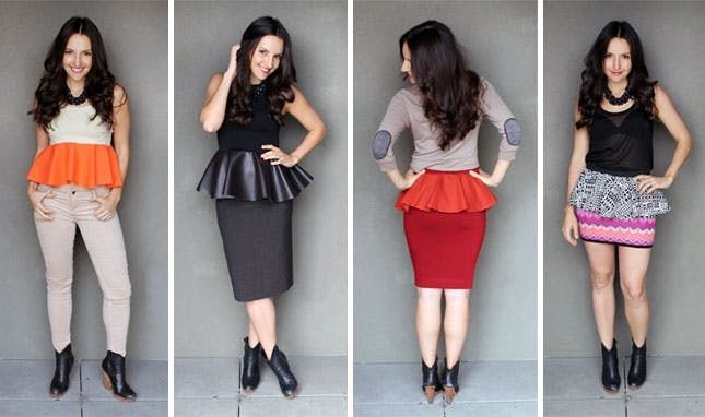 peplum to