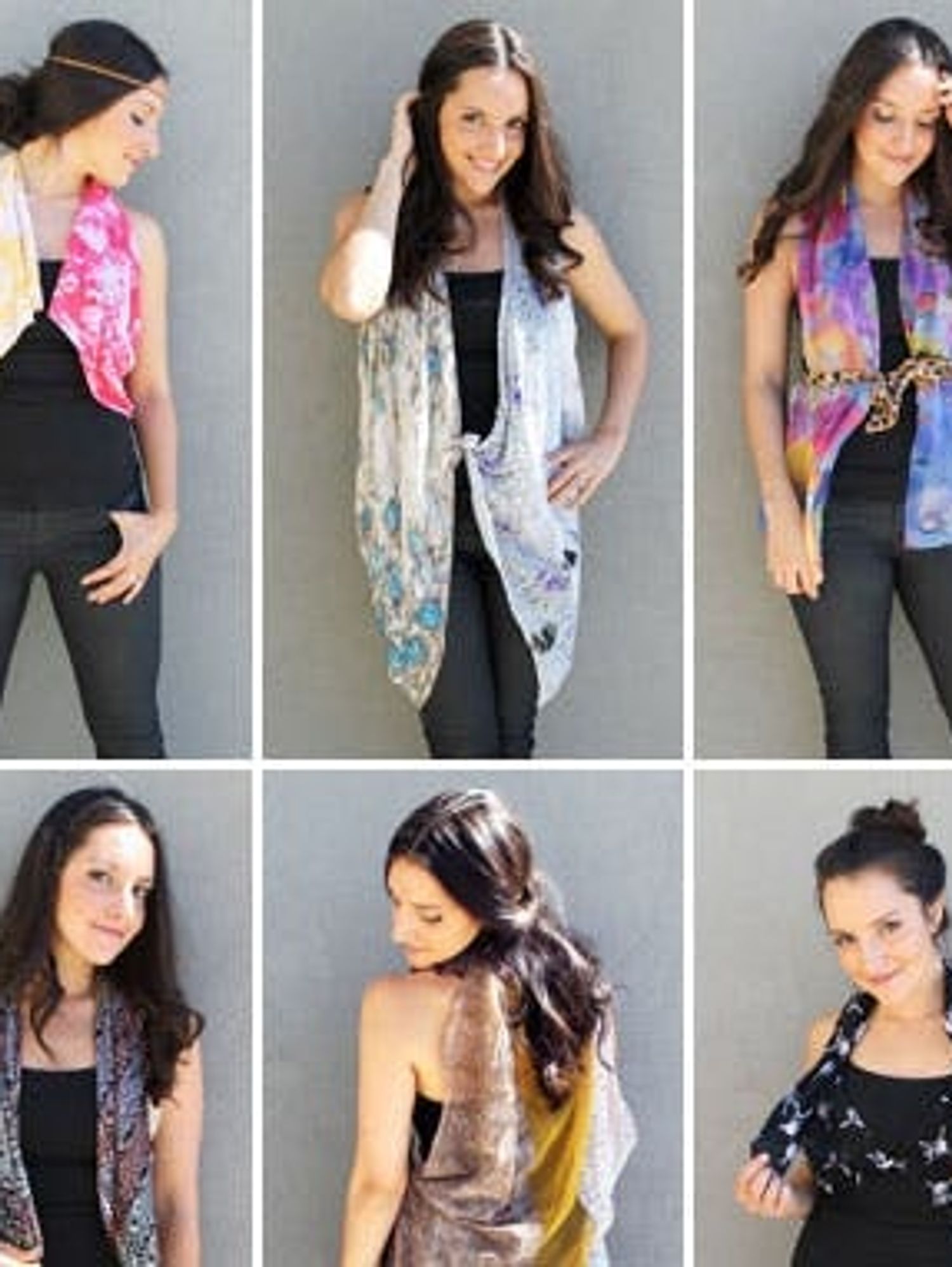 10 Ways to Turn a Scarf into a Vest - Brit + Co