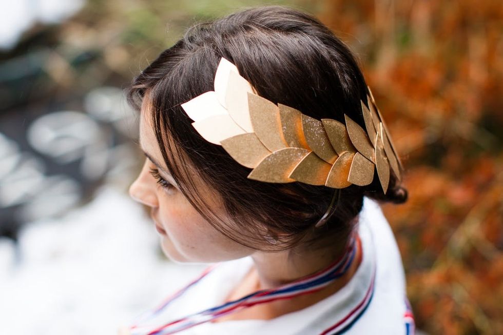 Channel Your Inner Olympian with Our DIY Laurel Head Wreath  Brit + Co