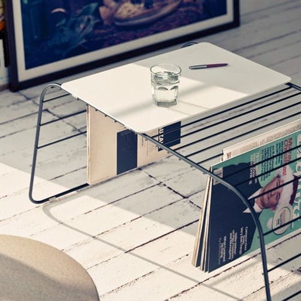 Made Us Look: A Beautiful Coffee Table and Magazine Rack in One - Brit + Co