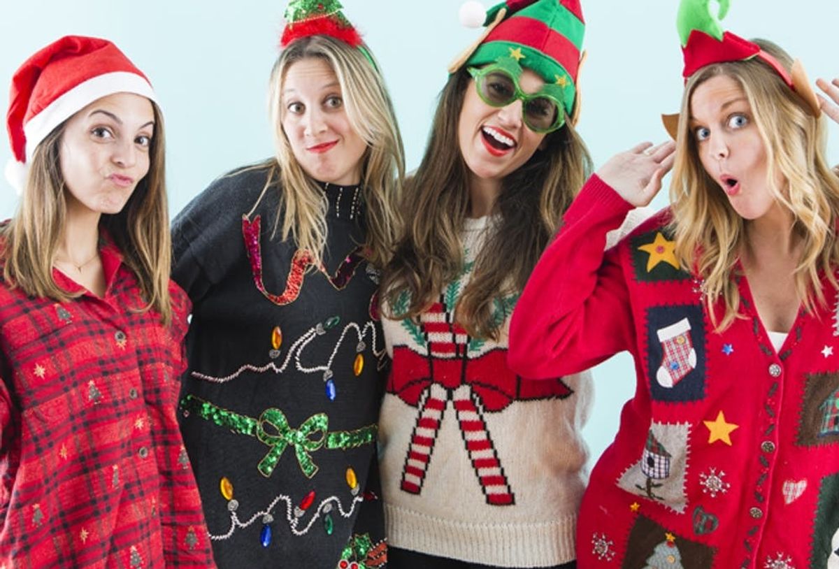 15 Creative Ideas for an Ugly Sweater Holiday Party - Brit + Co