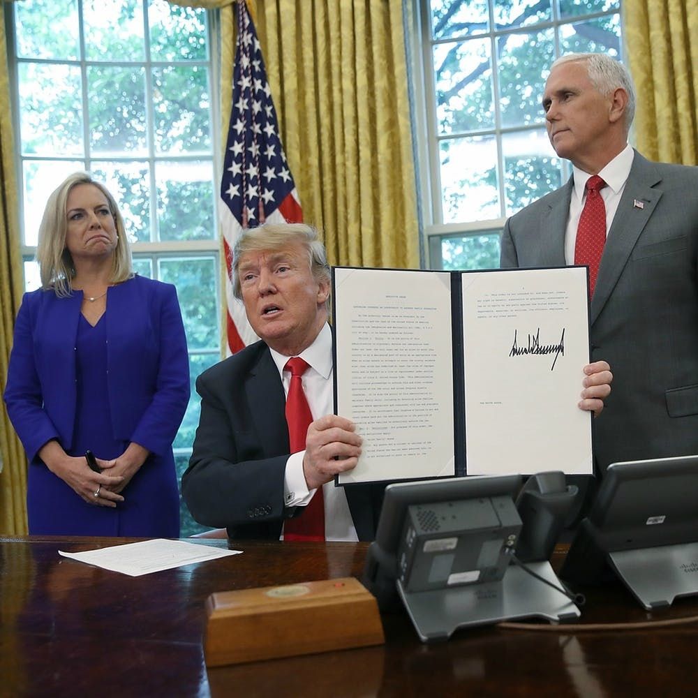 President Trump Has Signed An Order To Keep Migrant Children With Their ...