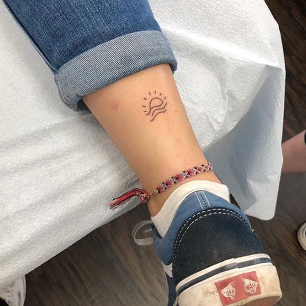 11 Ankle Tattoos Ideas To Try This Spring Brit Co