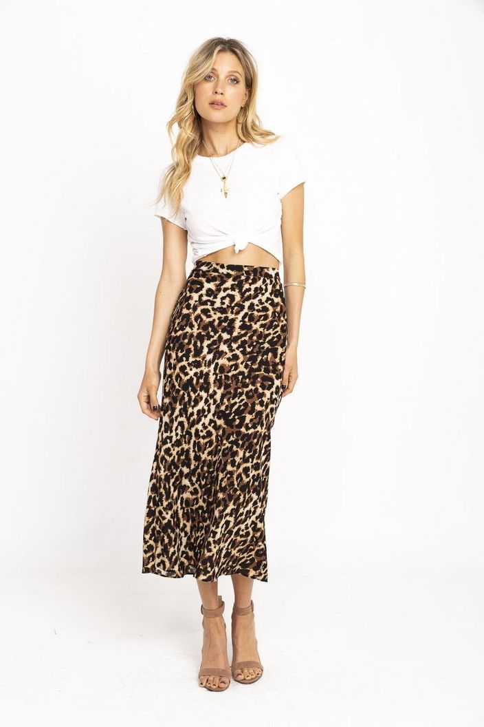Download 8 Simple Ways To Style Spring S Leopard Print Midi Skirt Trend Brit Co
