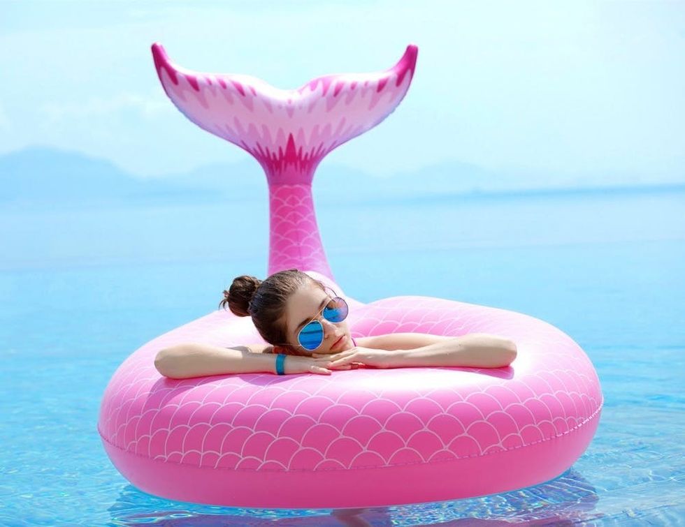 mermaid float