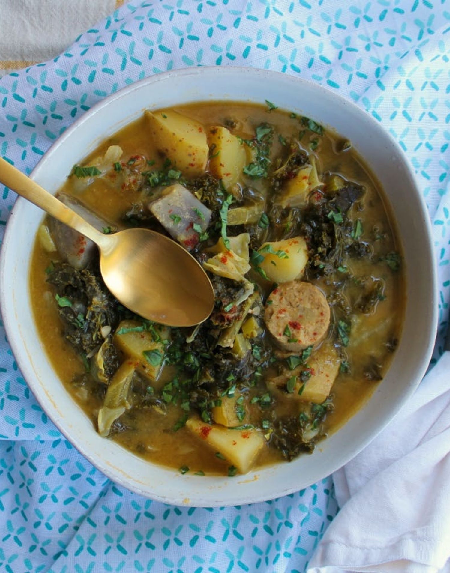 This Vegan Portuguese Kale Soup Recipe Will Cure What Ails You - Brit + Co