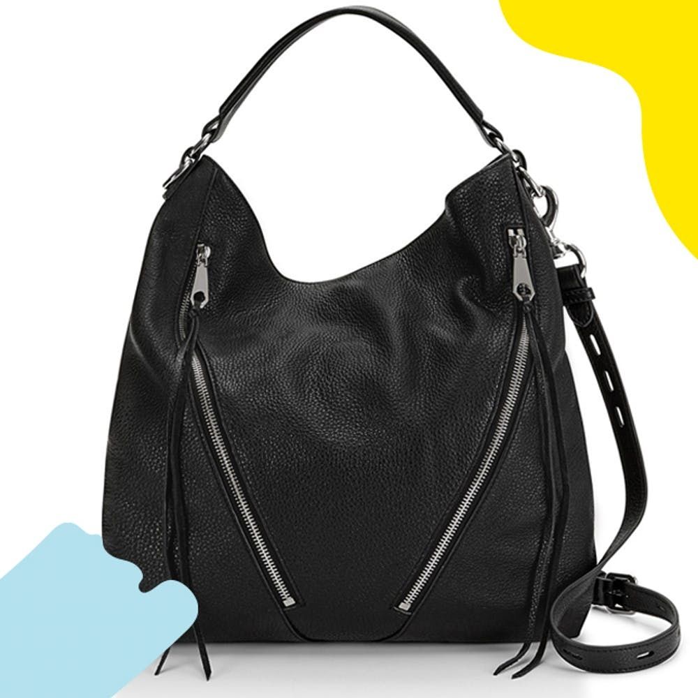 amelia leather slouchy shoulder bag