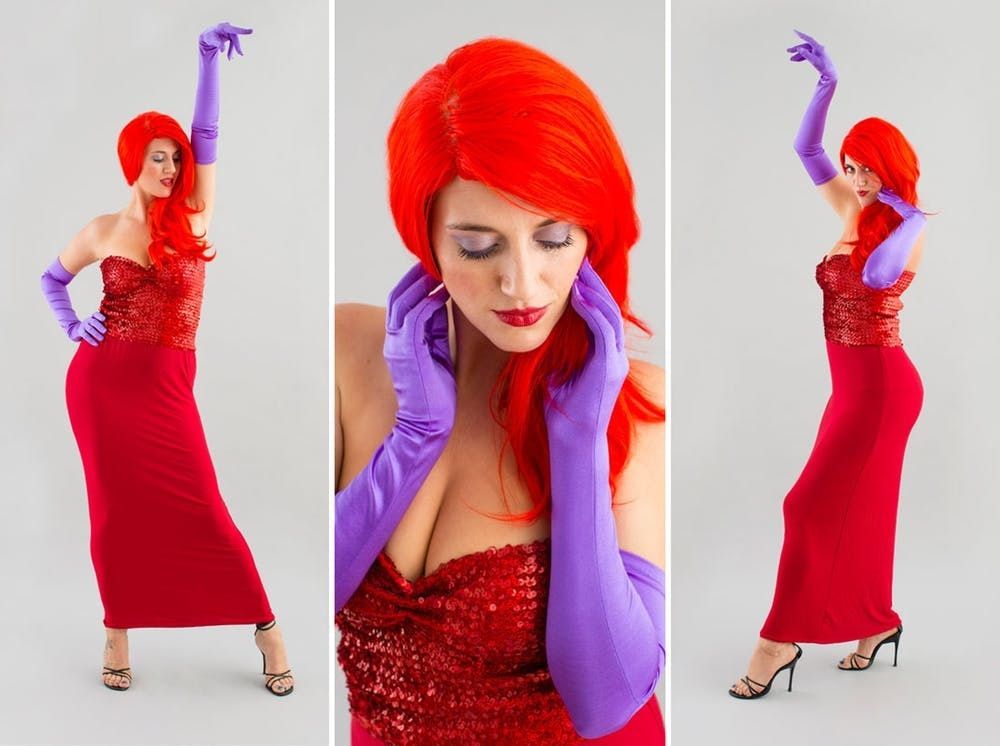 jessica rabbit costume plus size