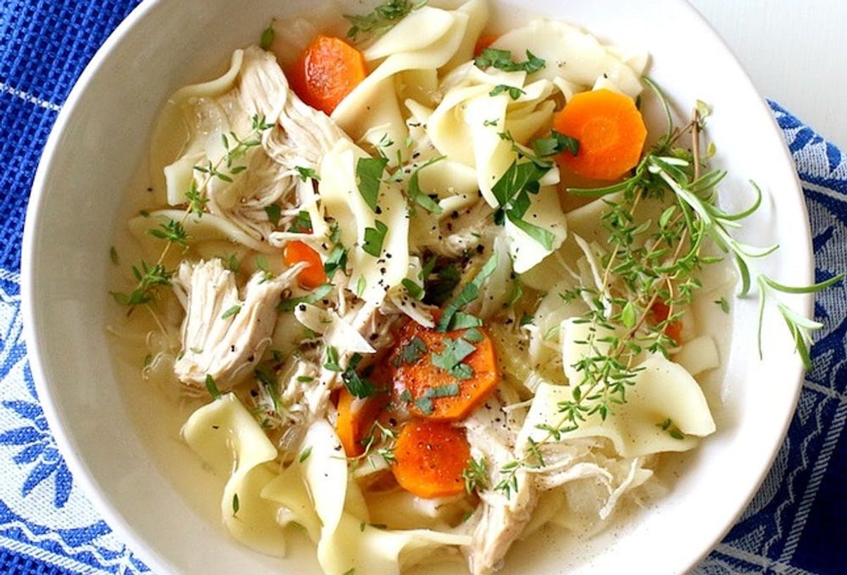 Slow-Cook Comfort With This Chicken Noodle Soup Recipe - Brit + Co
