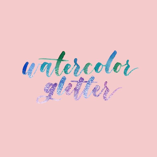 How to Create a Watercolor Glitter Effect in Photoshop - Brit + Co