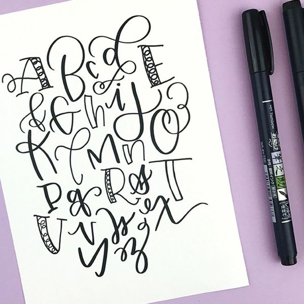 Craft Your Own Brush Lettering Style With Brittany Luiz of Tombow ...