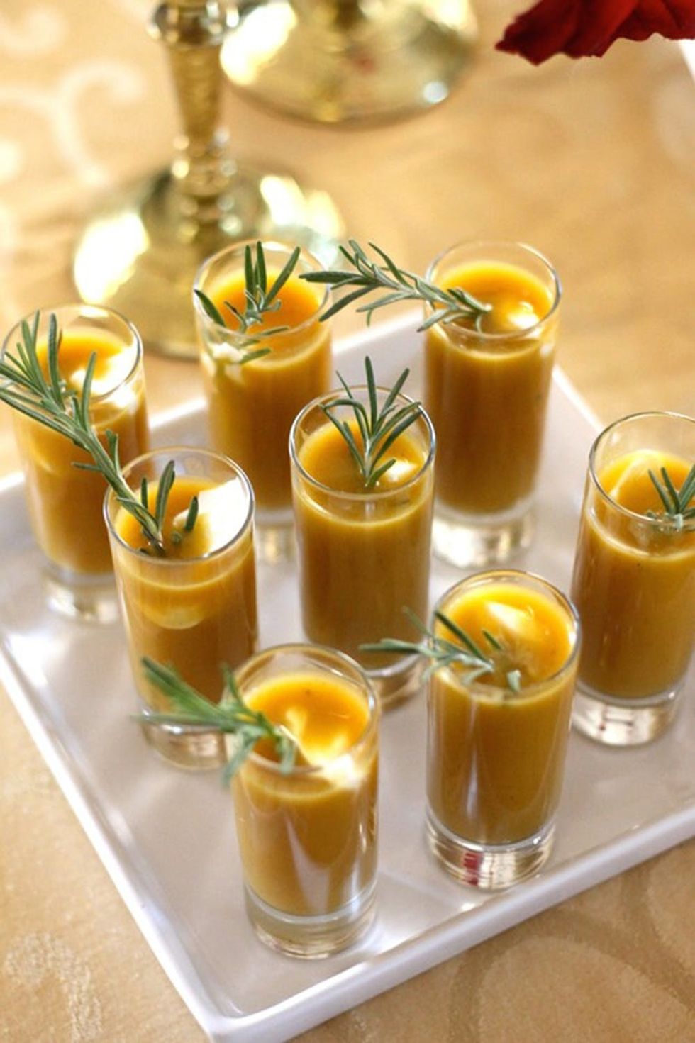 10 Thanksgiving Soup Shooters to Ease into the Feast - Brit + Co