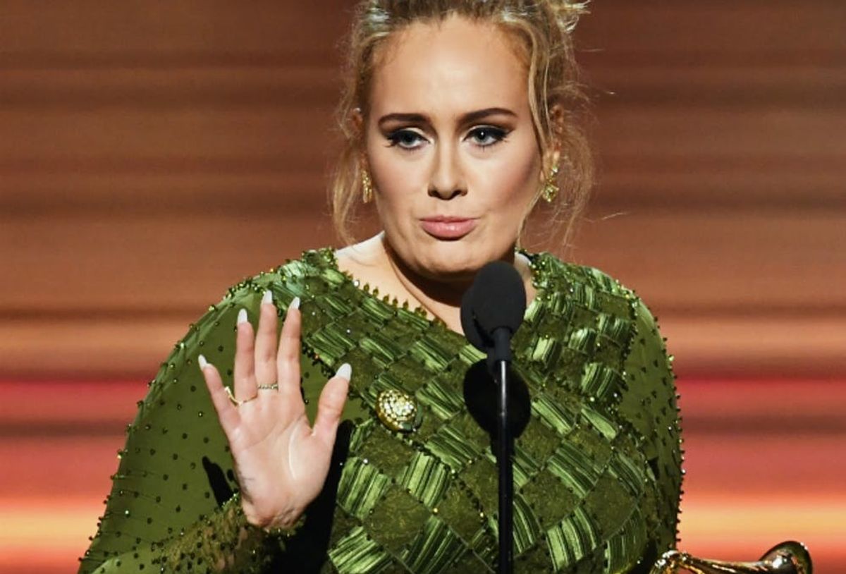 Adele’s Grammy Acceptance Speech Moved Everyone (Including Beyoncé) to