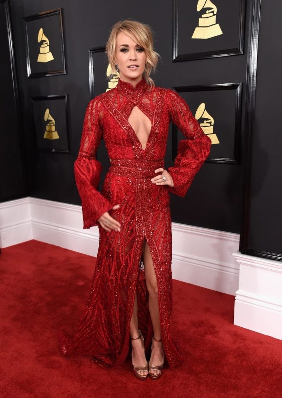 Carrie Underwood And Faith Hill Accidentally Showed Up To The Grammys 