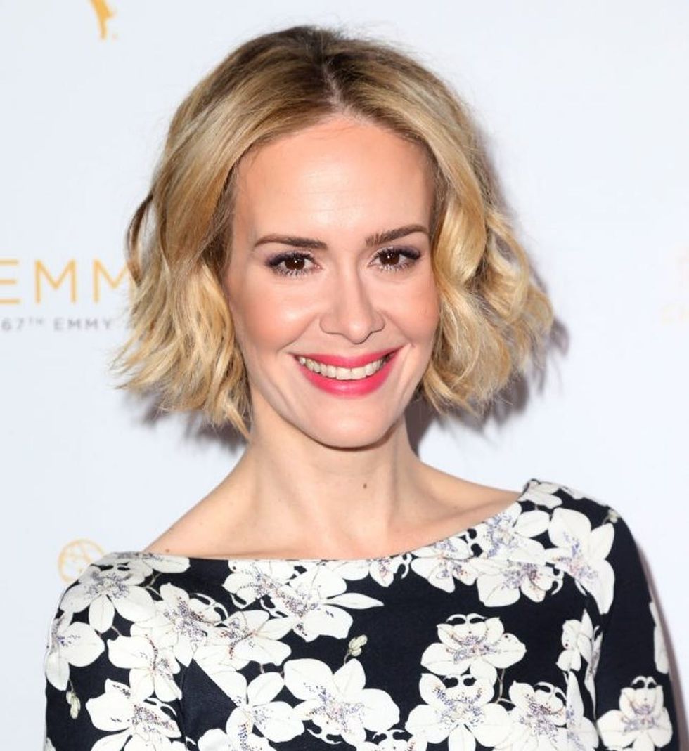 Sarah Paulson Debuted a Brand New Hair Color at the SAG Awards - Brit + Co