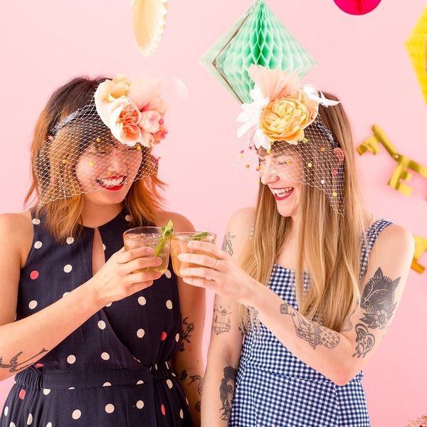 Come in First Place With This DIY Kentucky Derby Fascinator Brit + Co