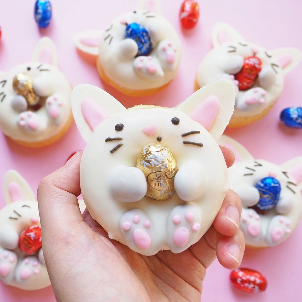 This Adorable Bunny Donuts Recipe Is a Must-Have for Your Easter ...